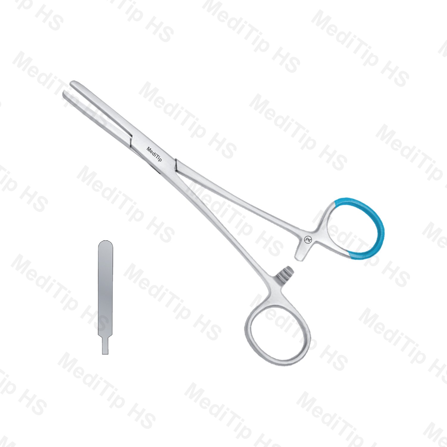 Non sterile Single Use Tubing Clamp Forceps Smooth Jaws