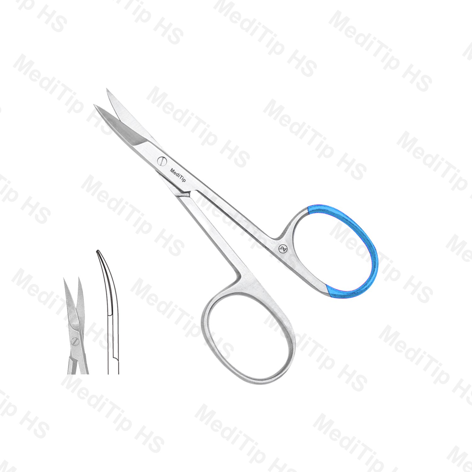 Non-Sterile Single Use Delicate Scissors Curved