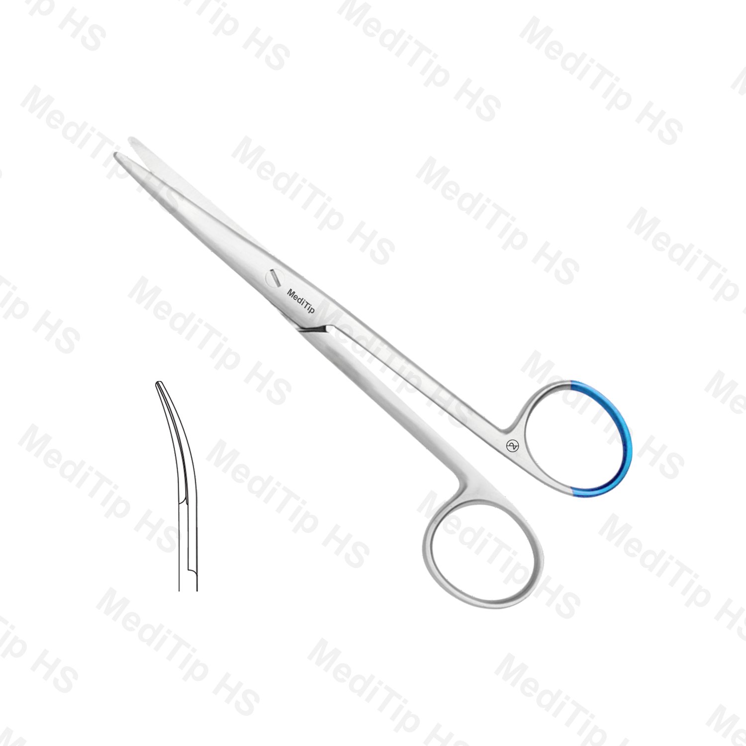 Non sterile Single-Use Mayo Stille Scissors Curved