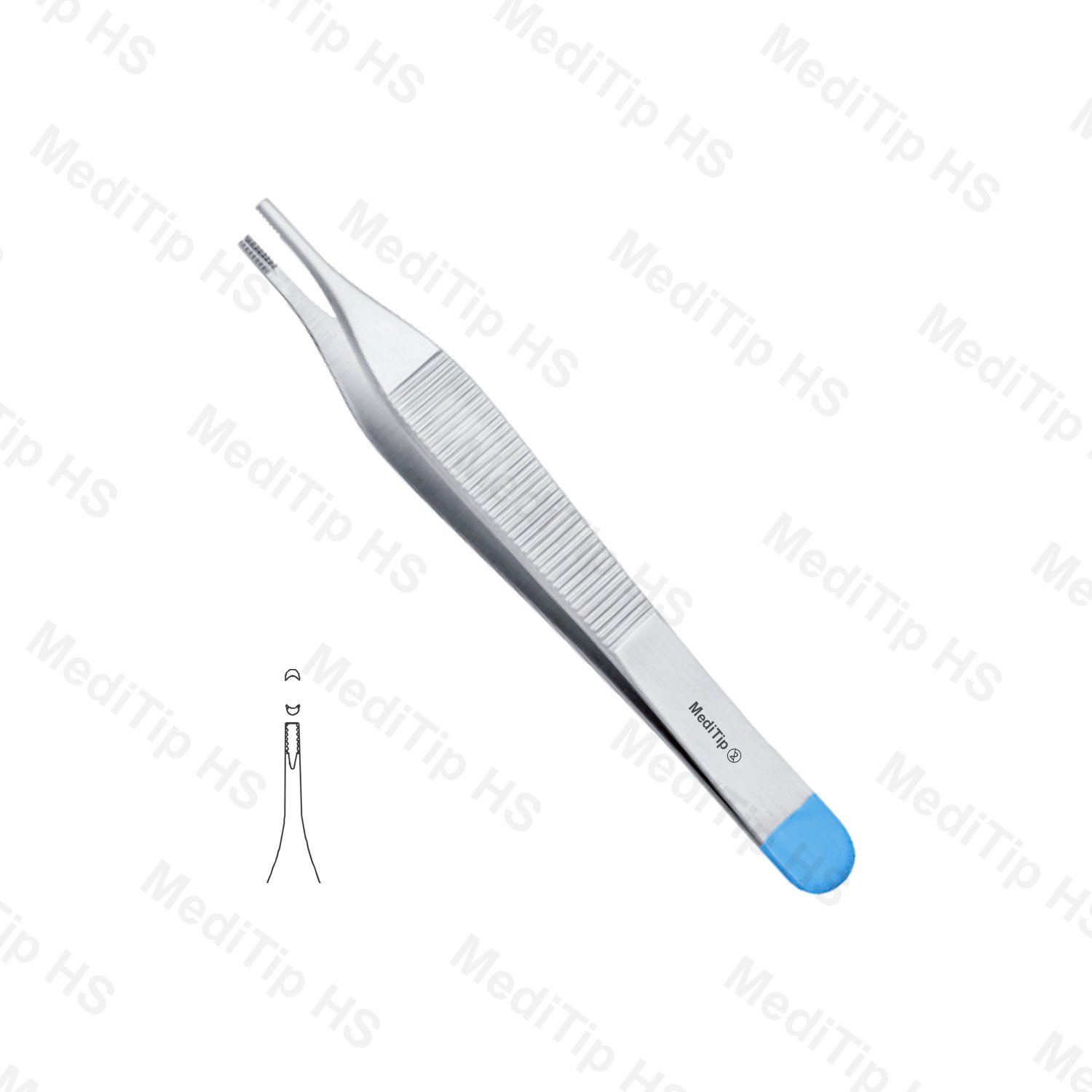 Non-Sterile Single Use Adson Tissue Forceps,2x3 Teeth(Standard)