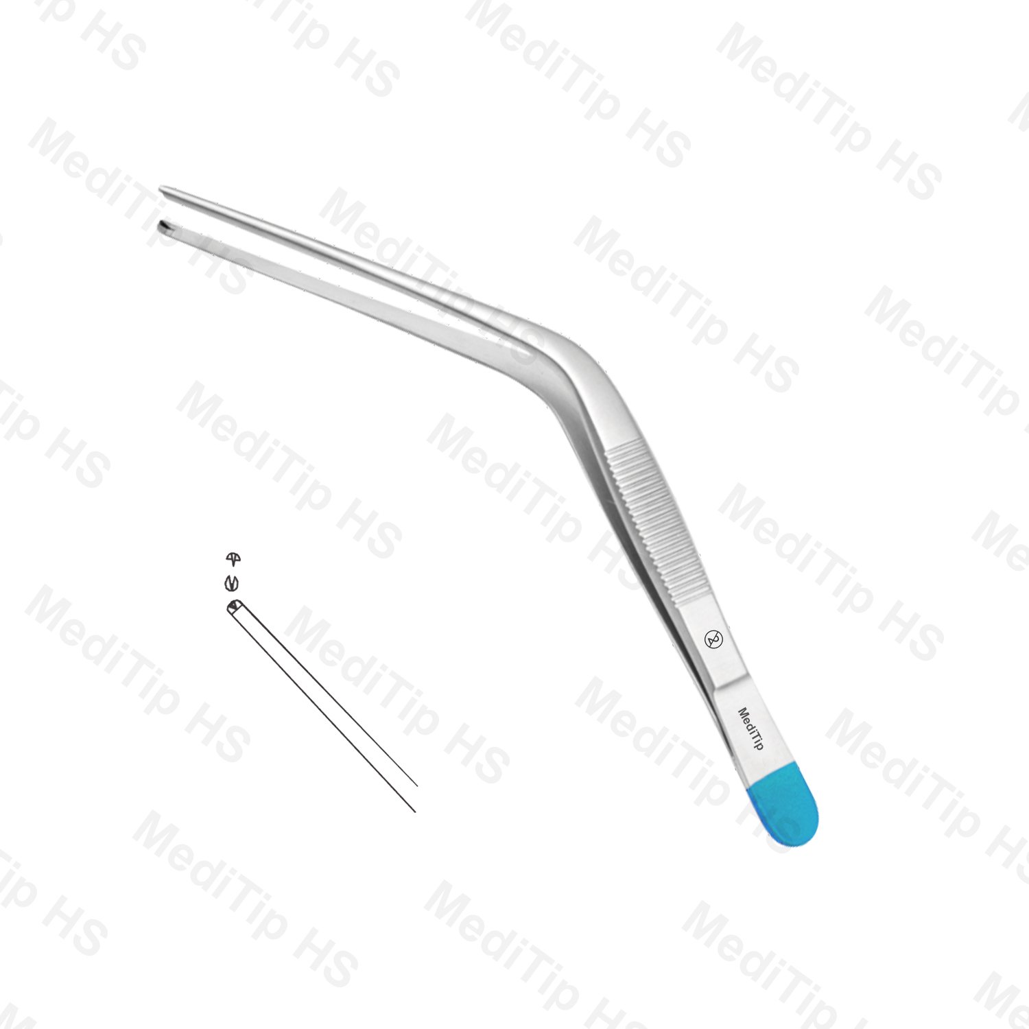 Single Use Troeltsch Tissue Forceps 1x2 teeth