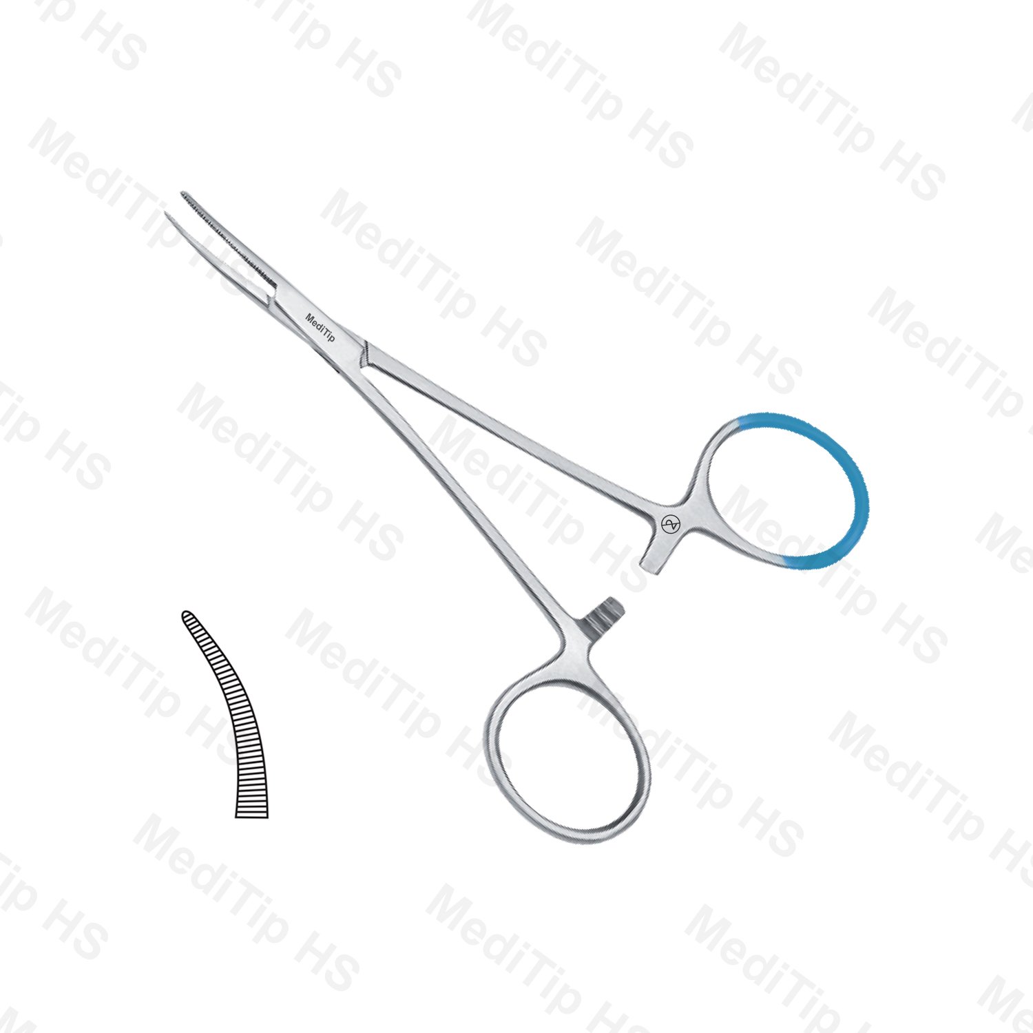 Non sterile Single Use Micro Mosquito Forceps Curved
