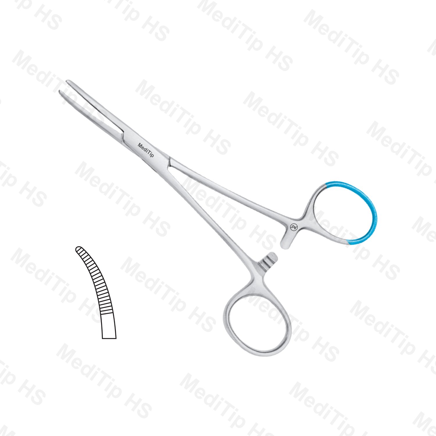 Non sterile Single Use Kelly Forceps Curved