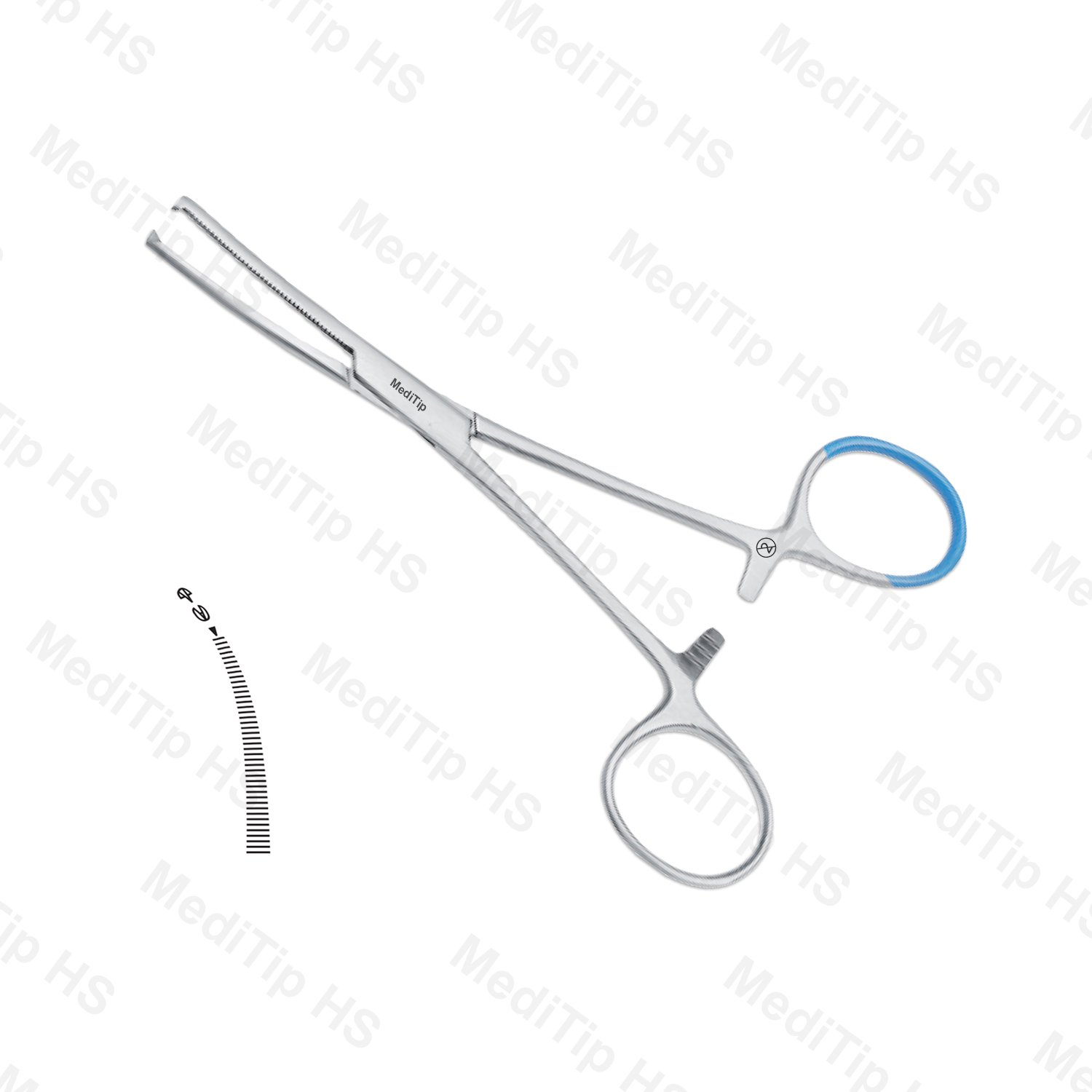 Non sterile Single Use Pean Kocher Forceps Curved