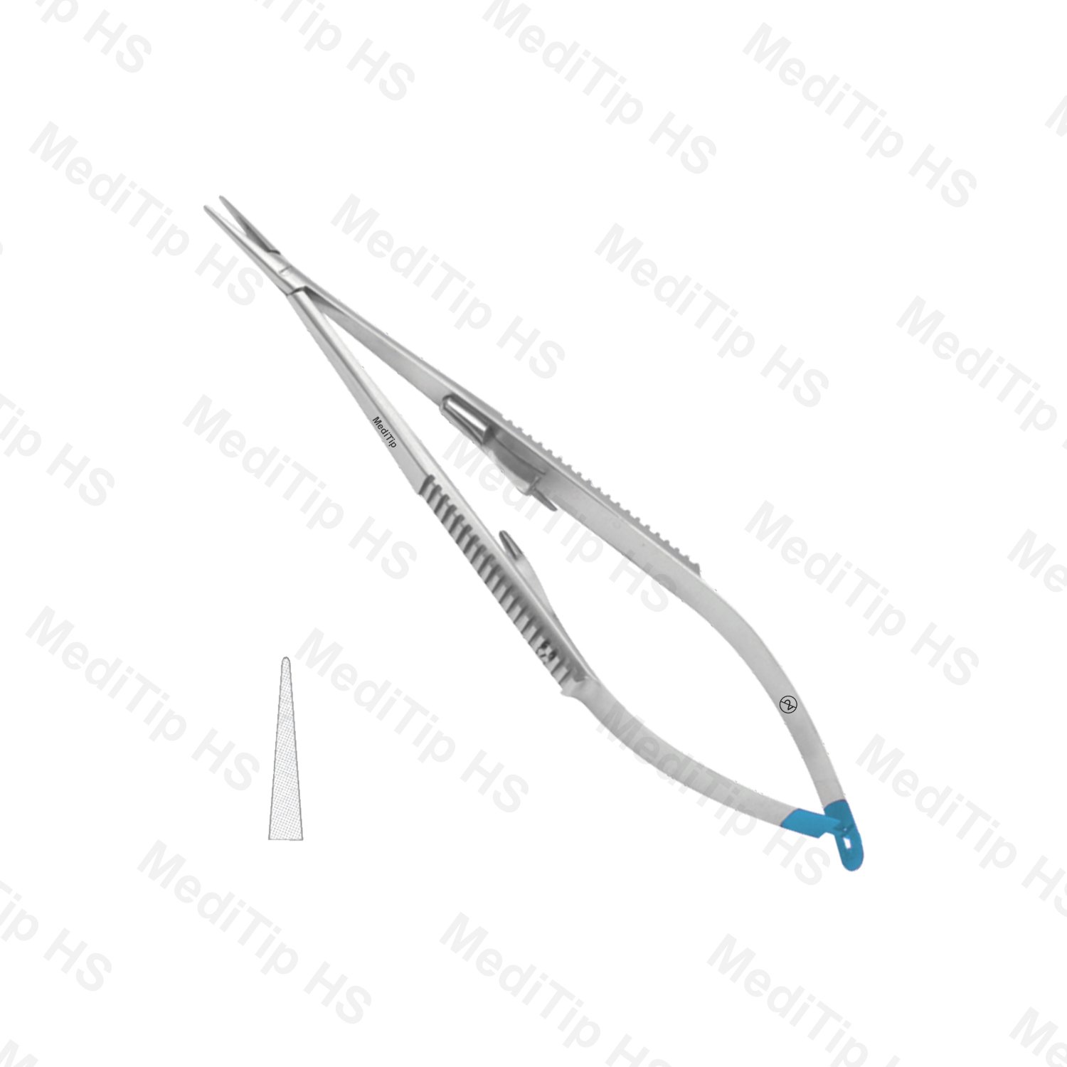 Non sterile Single Use Castroviejo Needle Holder With Catch