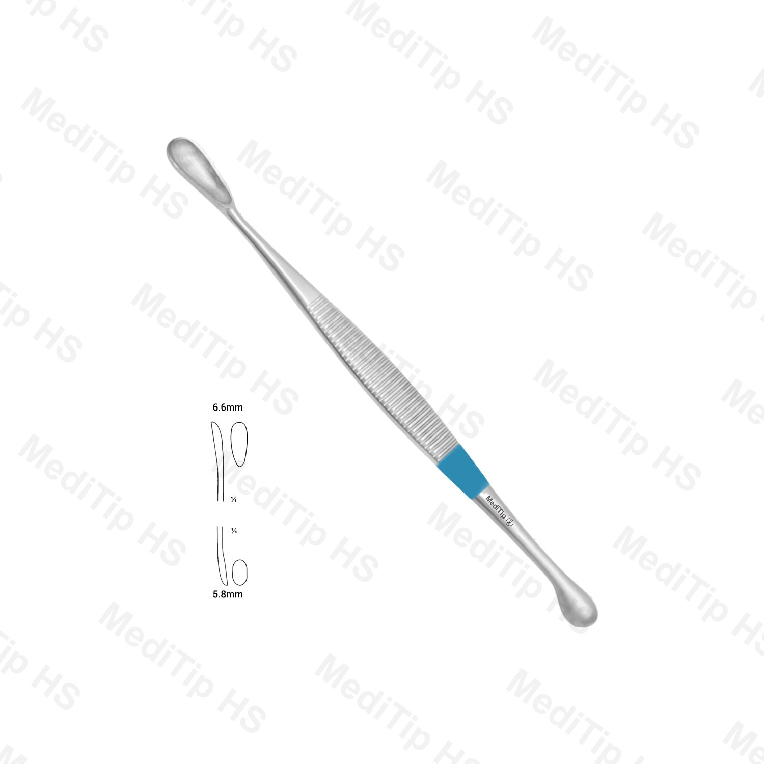 Single Use Volkmann Bone Curette Double Ended 130mm