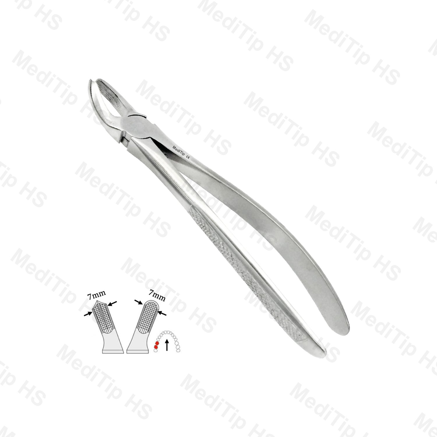 17 Extraction Forceps, Upper Molars Right