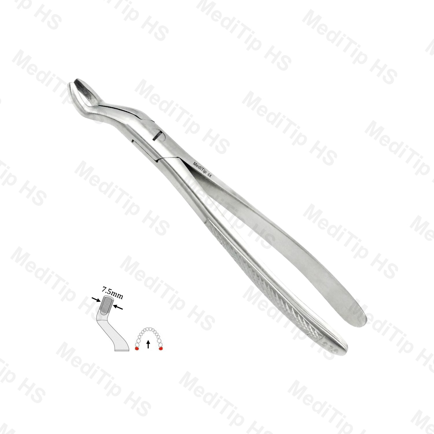 67A Extraction Forceps, Upper Third Molars