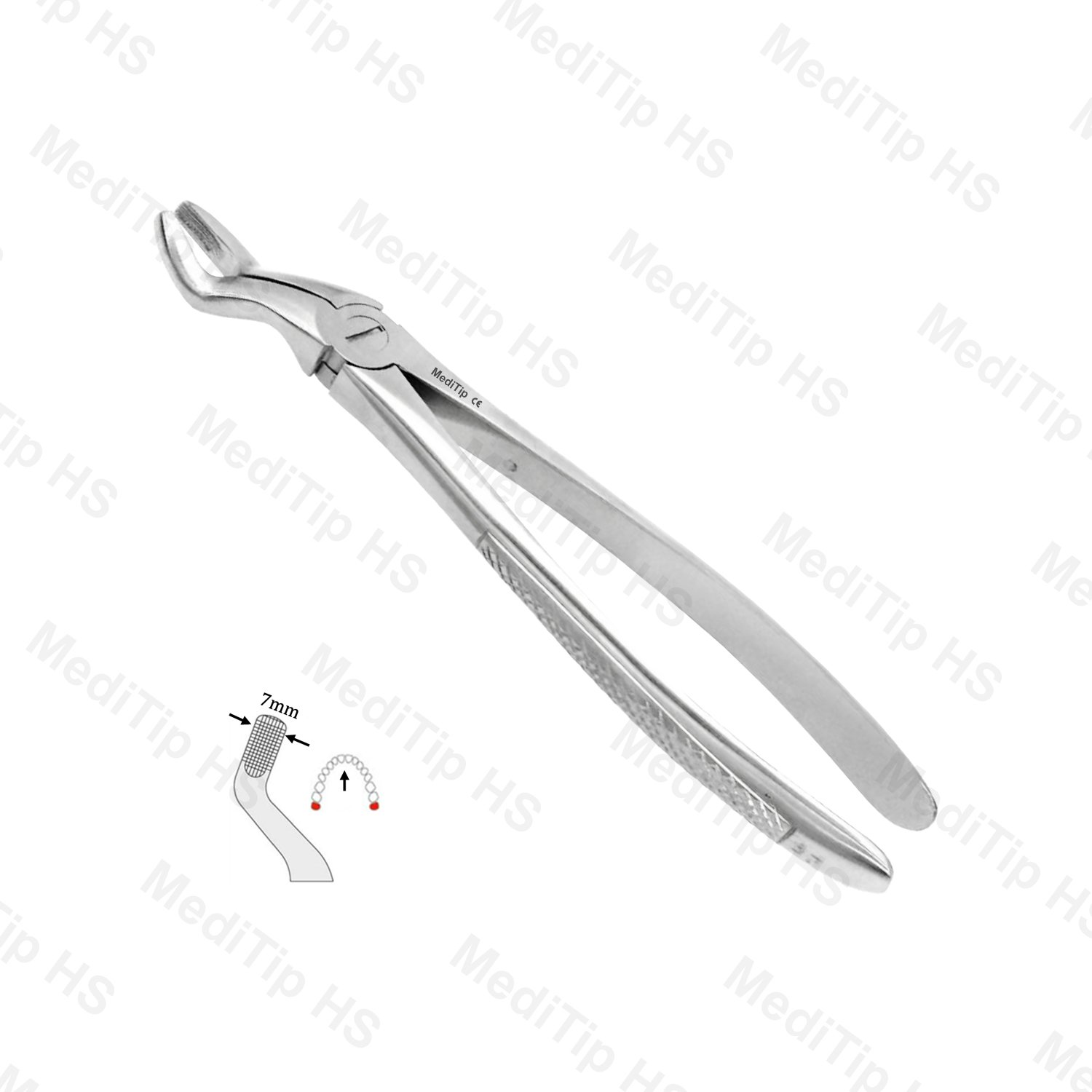 67 Extraction Forceps, Upper Third Molars