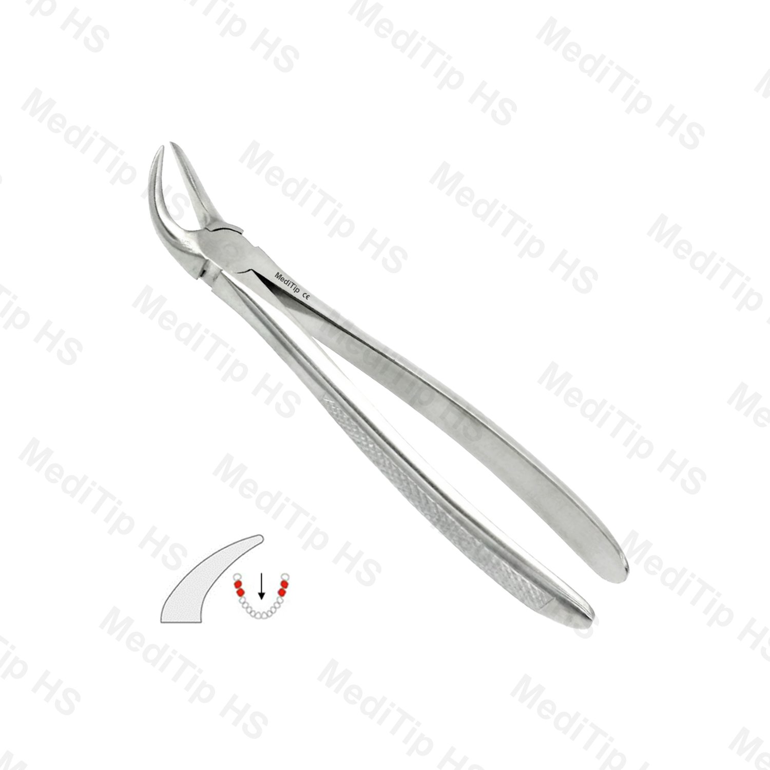 87 Extraction Forceps, Lower Molars With Carious