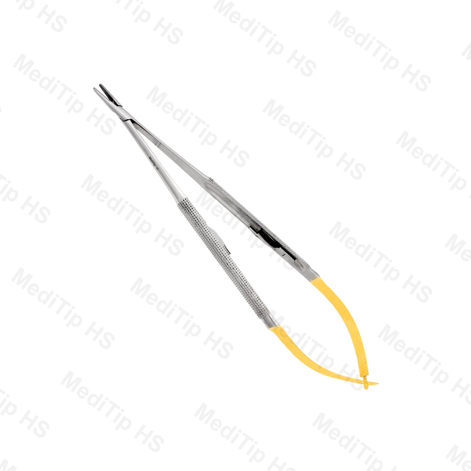 Castroviejo Straight Needle Holder, Round Handle