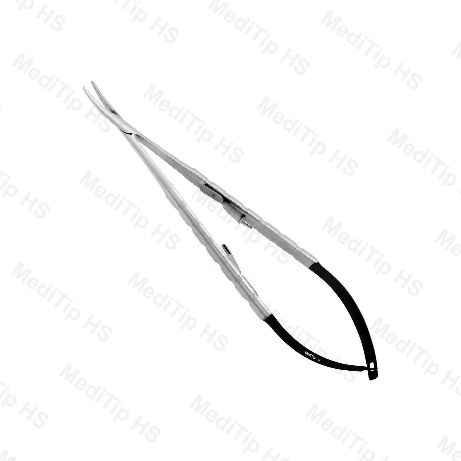 Micro Surgical Velvart Needle Holder, Curved