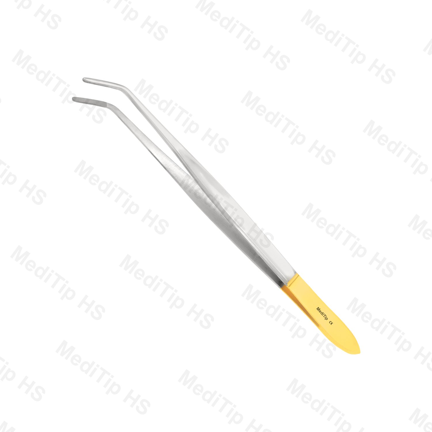 Cushing TC Tissue Plier, Angled