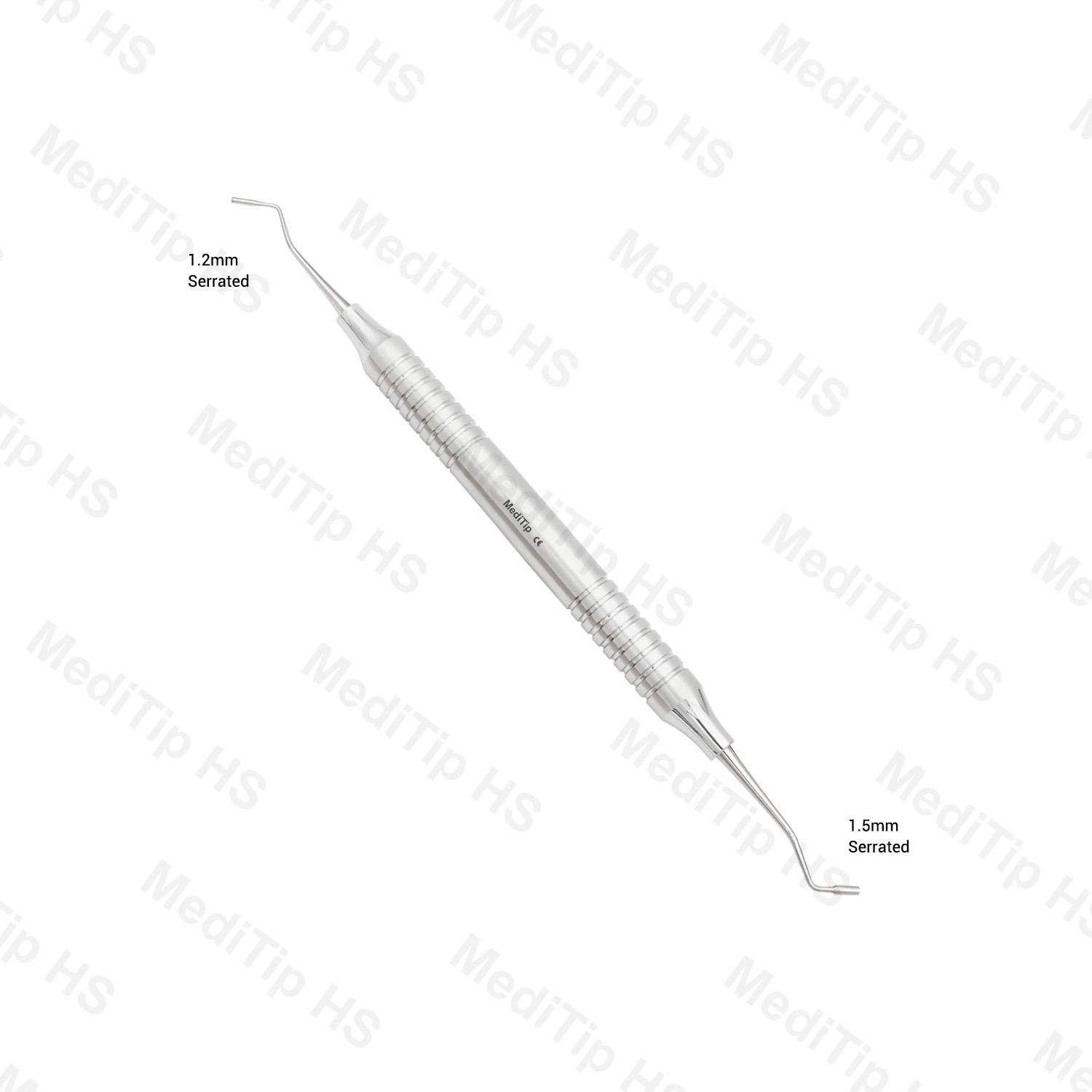  Filling Instruments, Cylindrical, Serrated 1.2/1.5mm