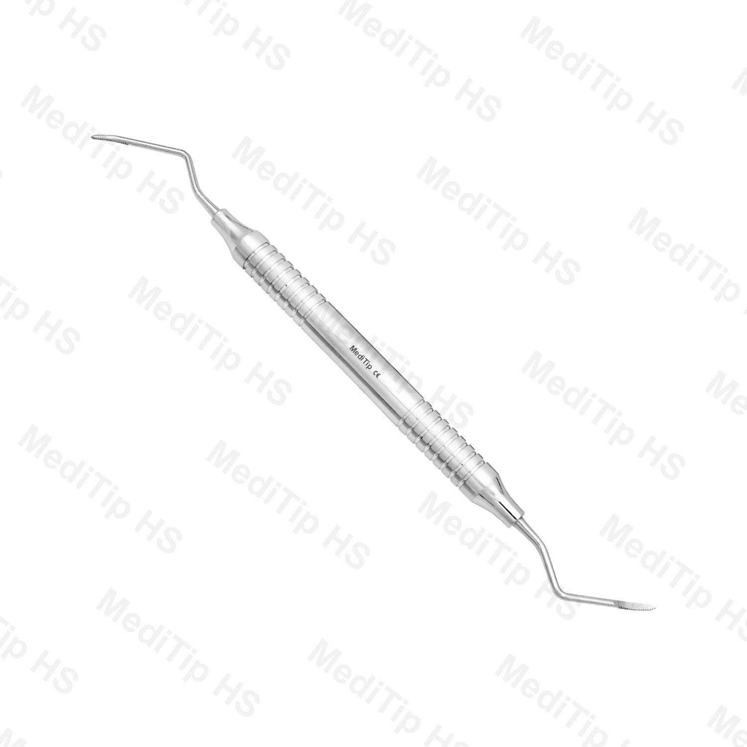 13/14SR Heidbrink Root Tip Pick DE, 1.8mm, Serrated