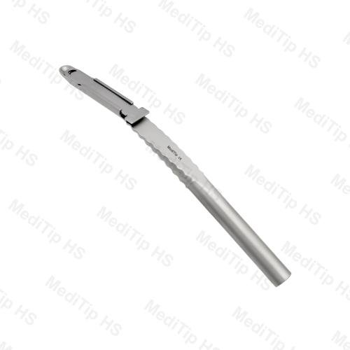 Bone Scraper, Angled 15.5cm
