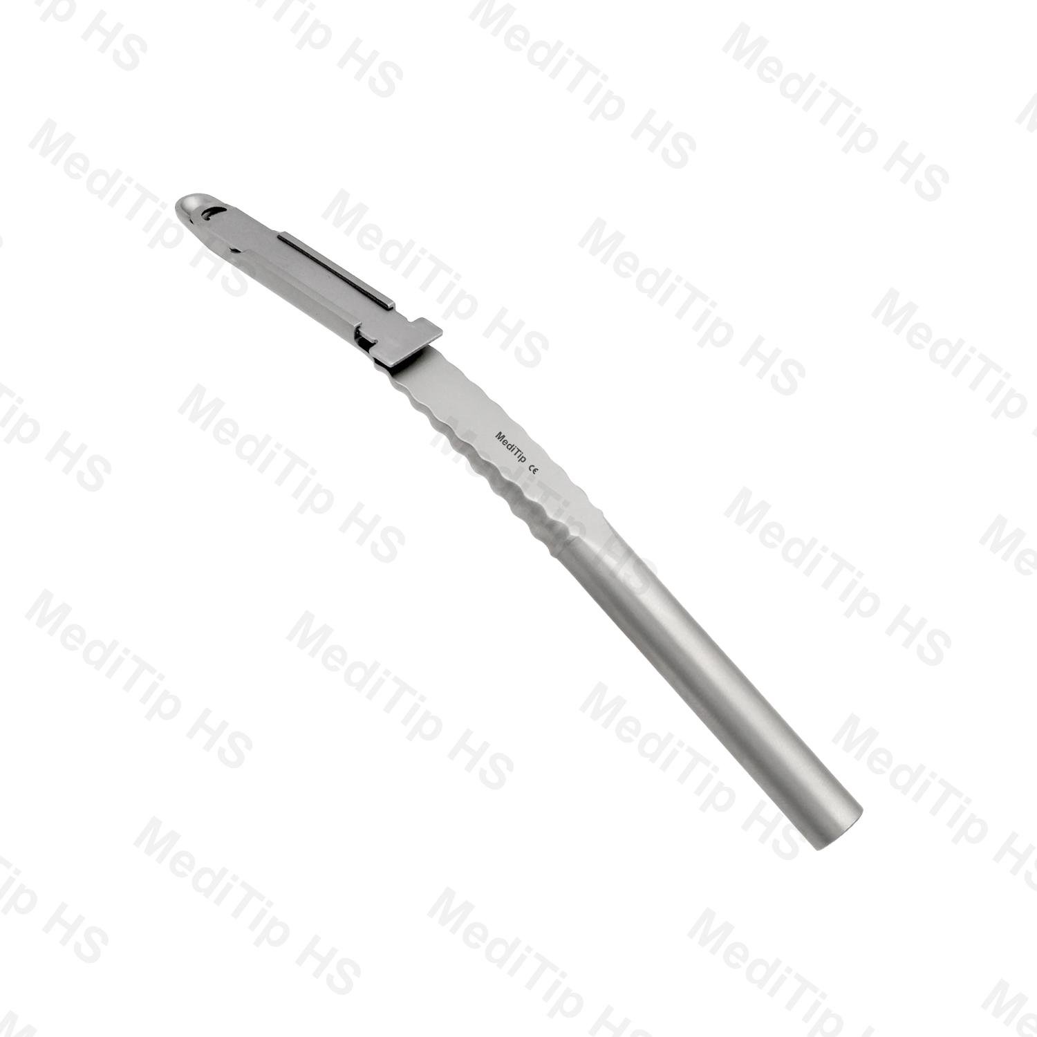 Bone Scraper, Angled 15.5cm