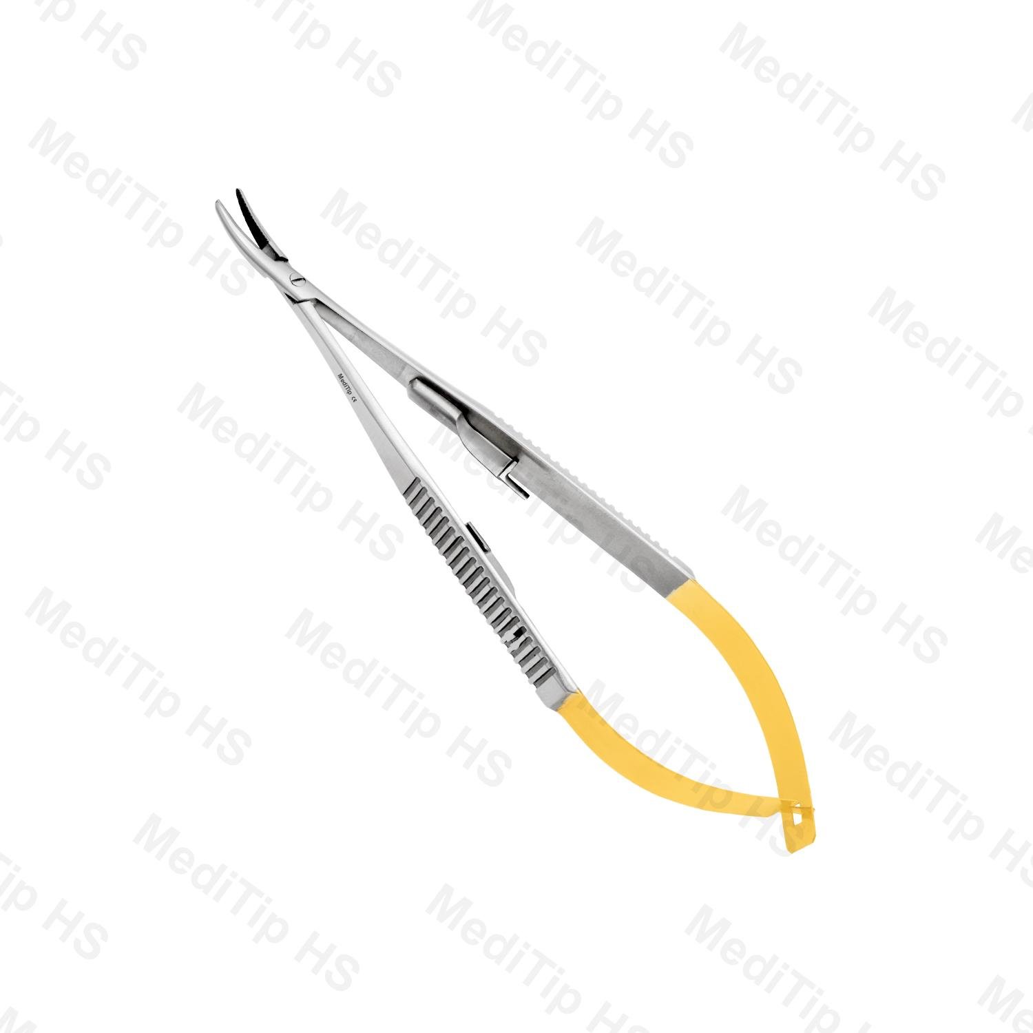 Castroviejo Needle Holder Curved TC (Tip 1.25mm)