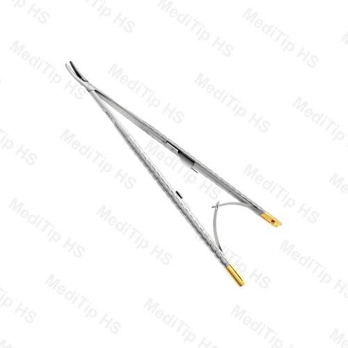 Castroviejo Needle Holder Curved TC (Tip 2.0mm) 