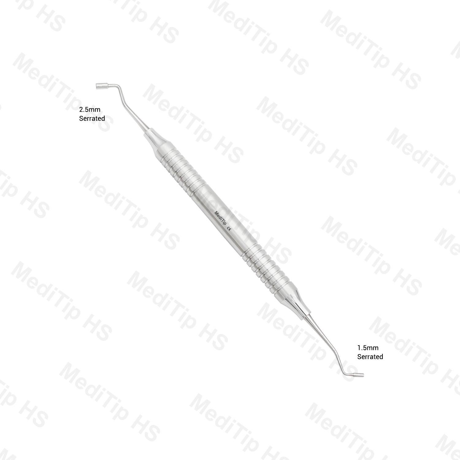 Filling Instruments, Cylindrical, Serrated 1.5/2.5mm