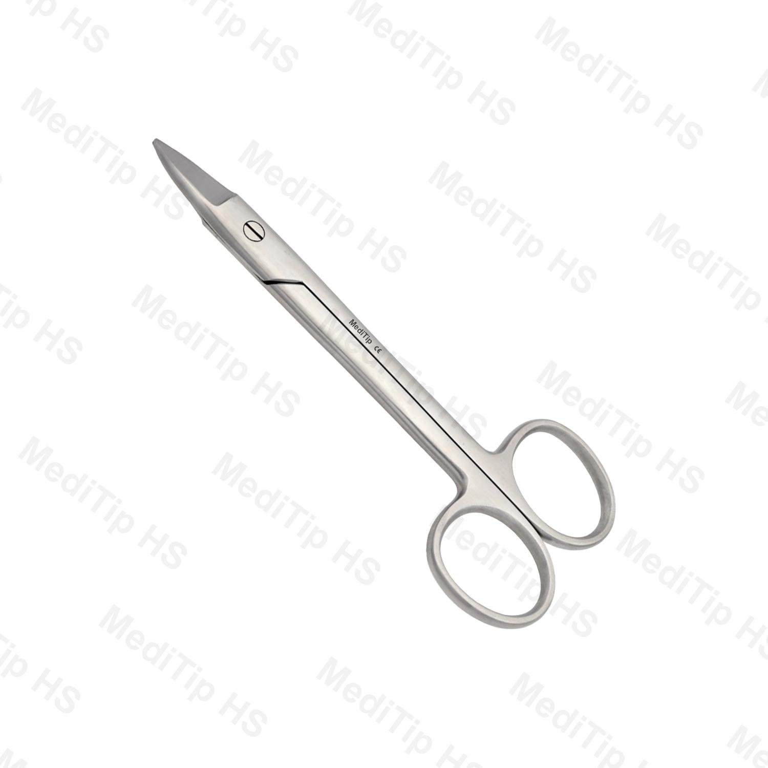 General Surgical Scissor Crown Gold Straight
