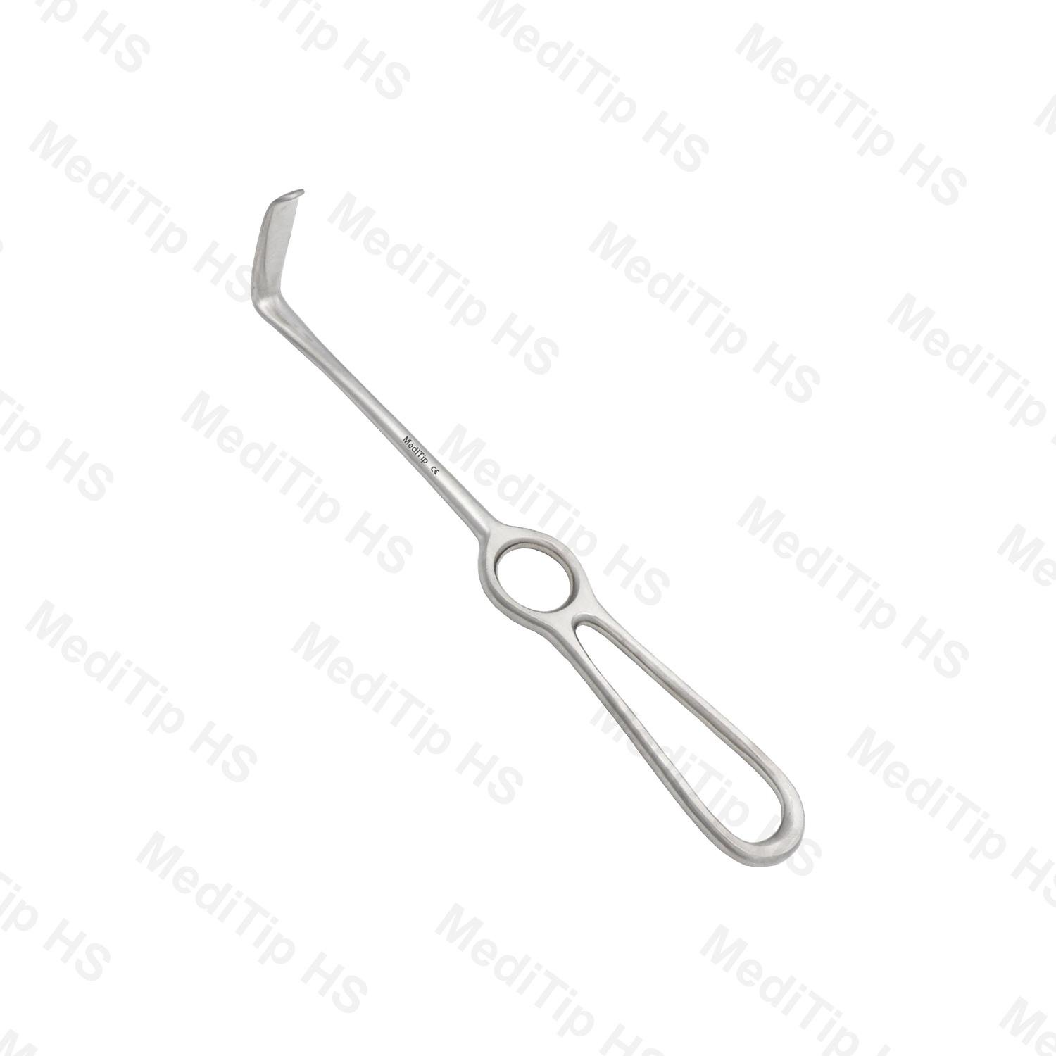 Kocher-Langenbeck Surgical Retractor, Downward Curve, 215mm