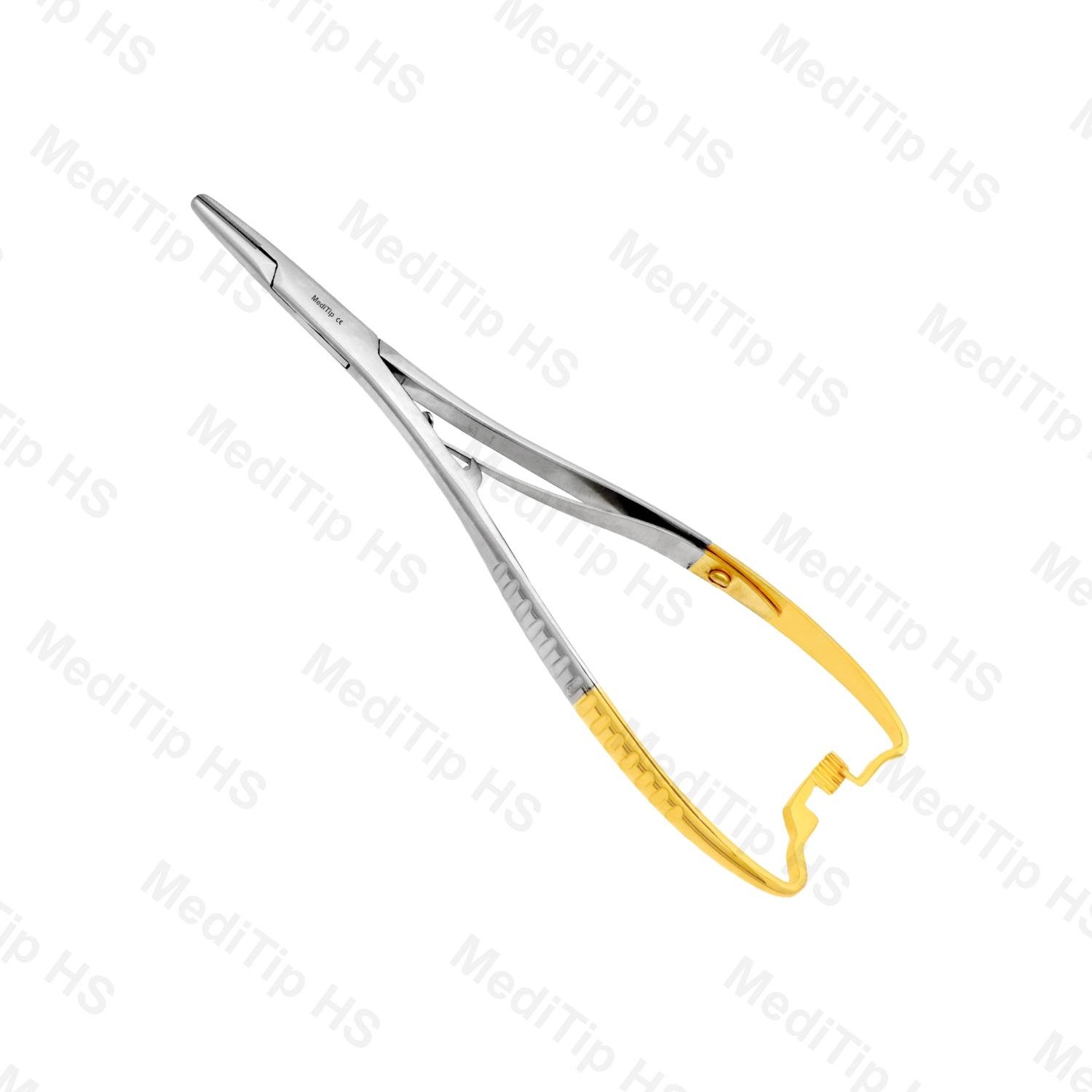 Mathieu-Kocher Needle Holder TC, Inner Clamp 14cm