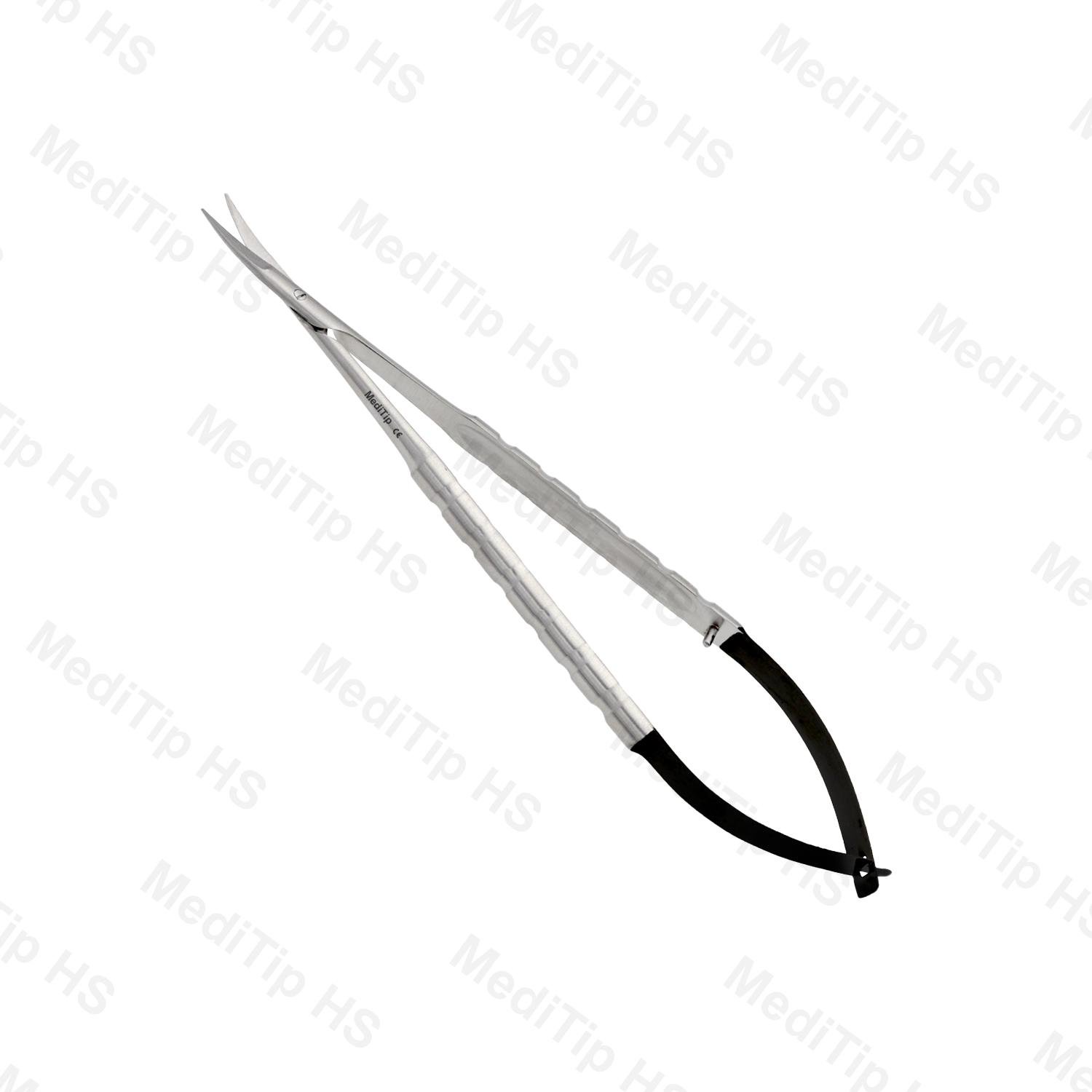 Micro Surgical Scissor, 1 Fine Serrated Blade