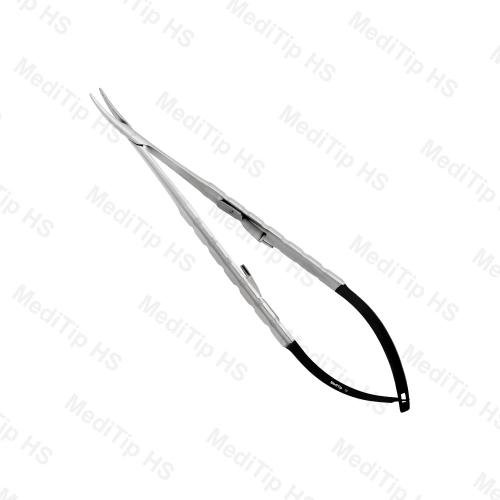 Micro Surgical Velvart Needle Holder Curved (Tip 1mm)