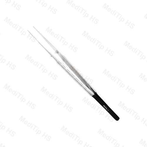 Micro Tissue Plier Straight Diamond-Dusted