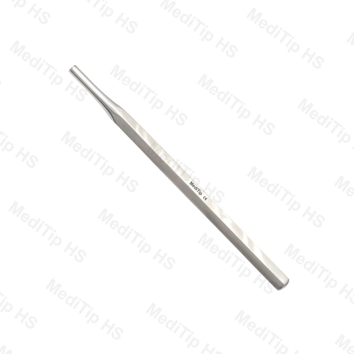 Mirror Handle 8mm Dia, 12.5cm Hexagonal Form