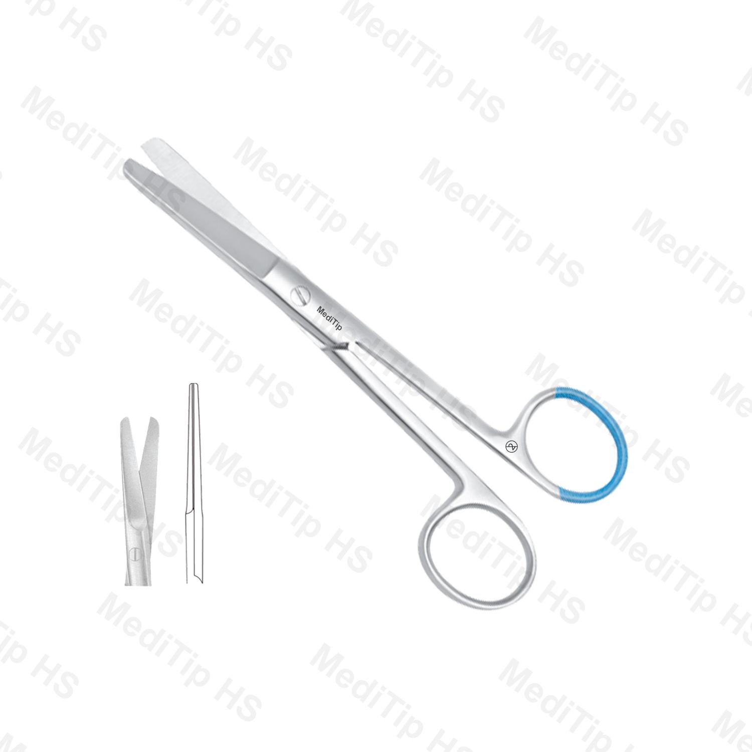 Non-Sterile Single Use Surgical Scissors Blunt Straight