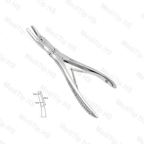 Rongeurs Beyer, Double Action Hinged (Tip 3mm) 18cm
