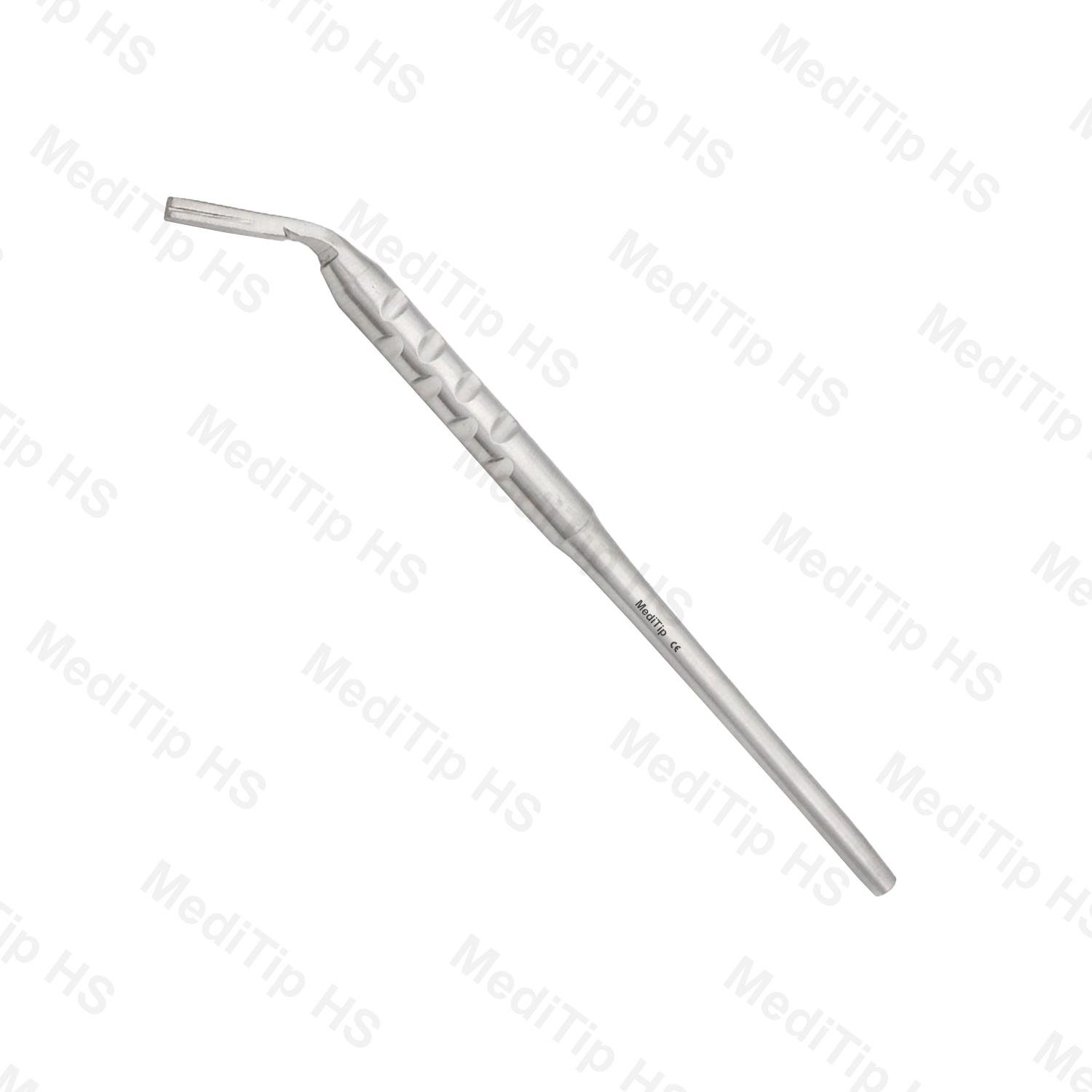 Scalpel Handle No. 5E Round Handle Angled