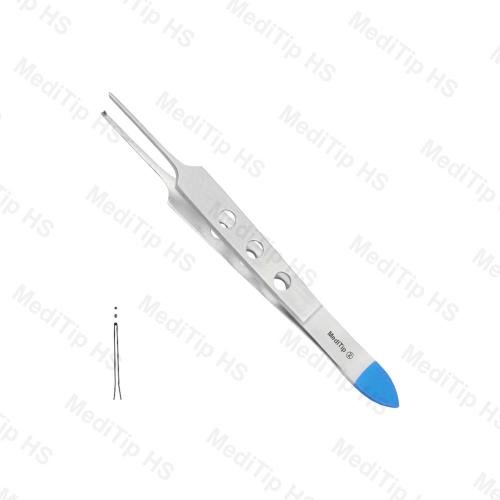 Single Use Bishop-Harmon Eye Forceps 85mm 1x2 Teeth