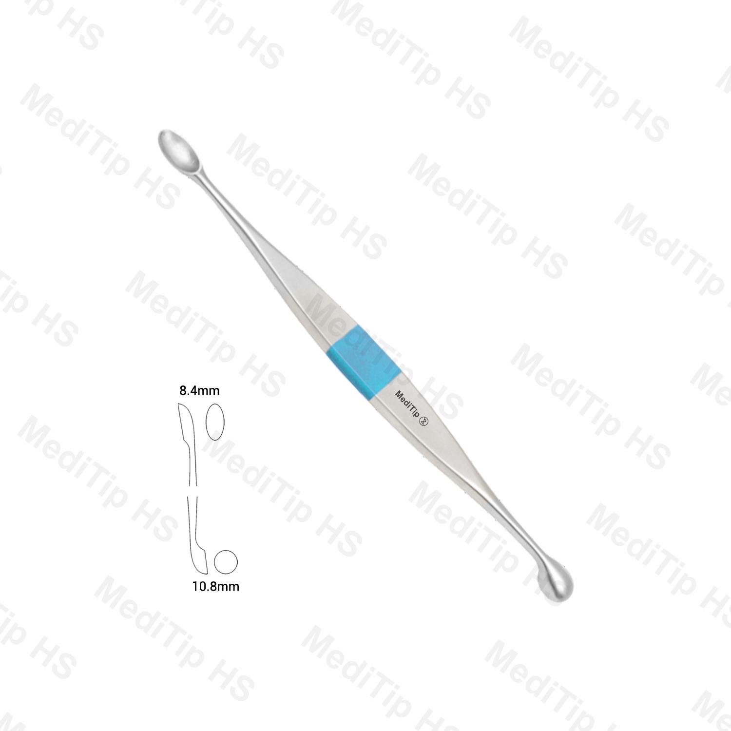 Single Use Bone Curette Double Ended 8.4mm / 10.8mm