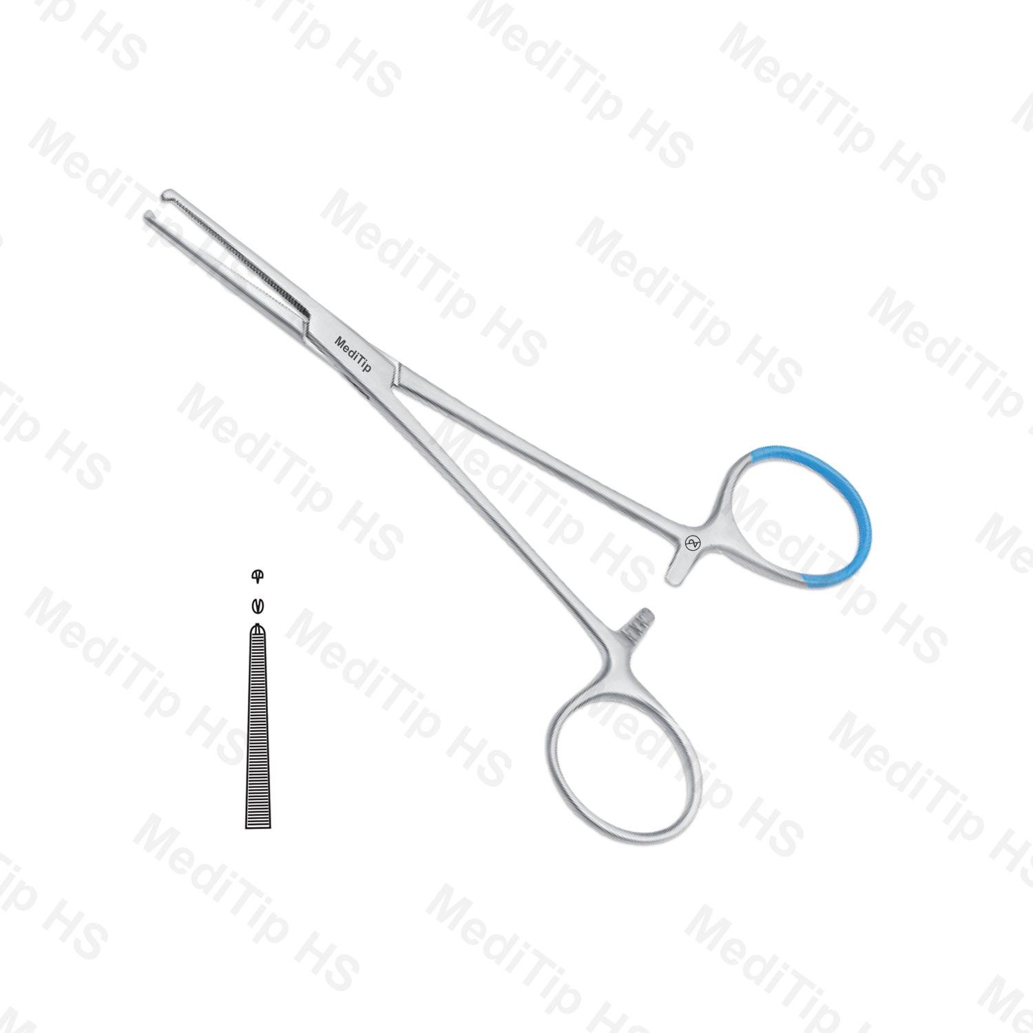Single Use Crile Forceps Straight 1x2 Teeth