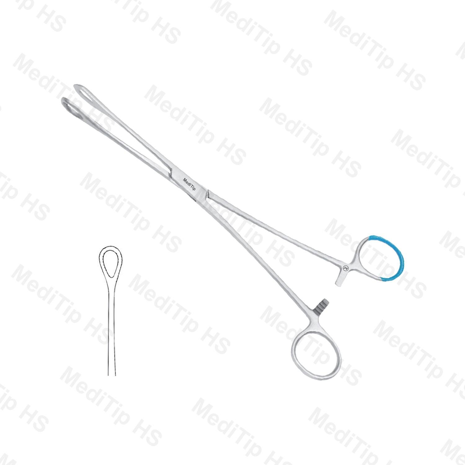 Single Use Forster Dressing Sponge Holding Forceps Smooth Jaws Straight