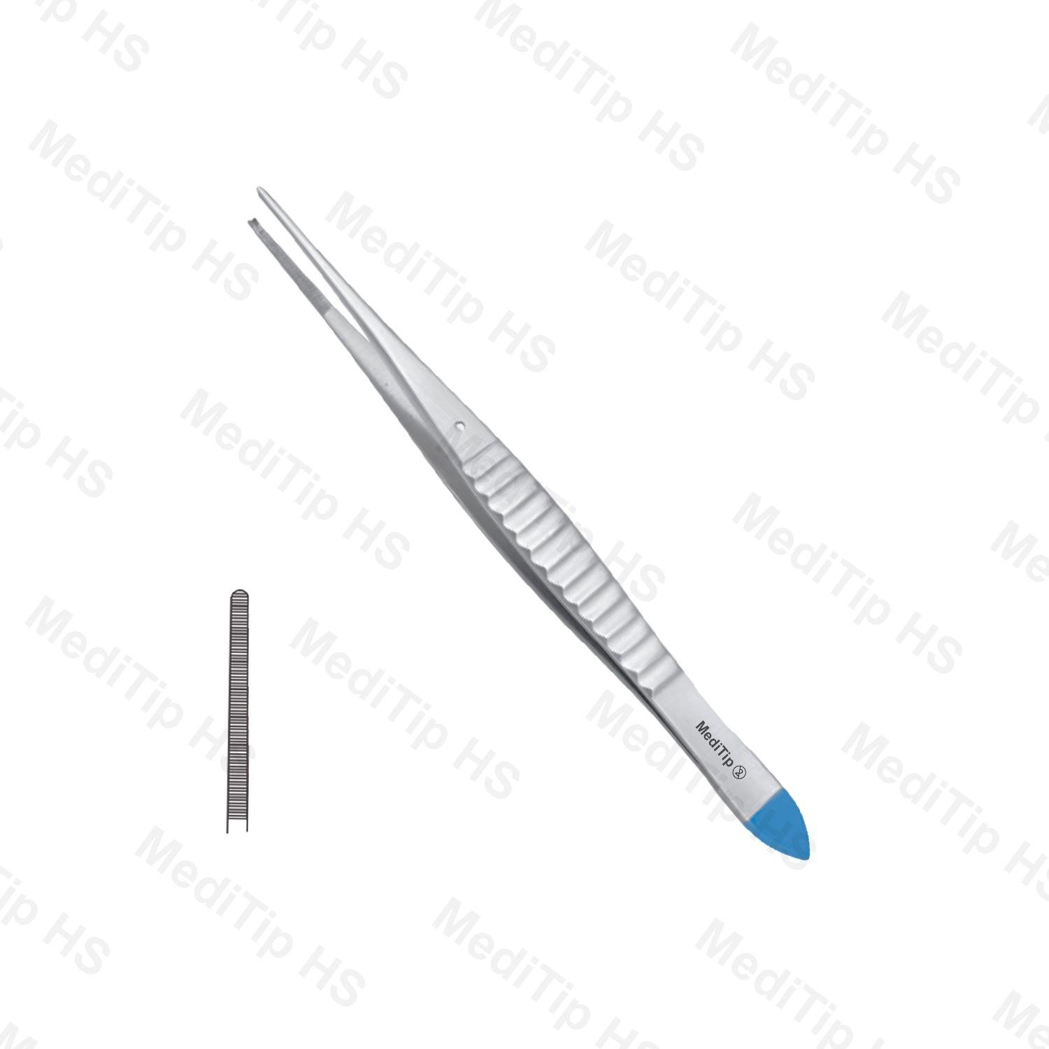 Single Use Gillies Tissue Forceps Without Kocher Standard