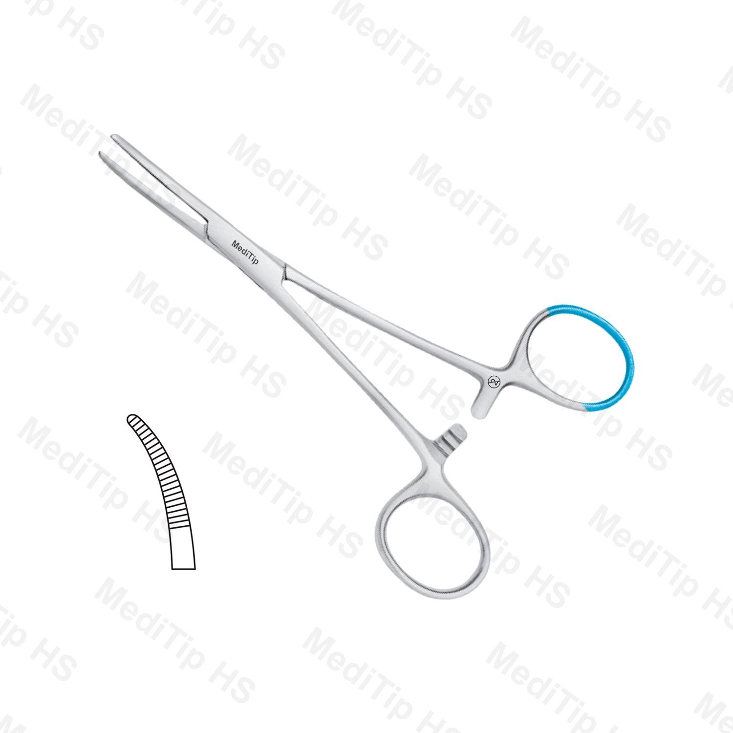 Single Use Kelly Forceps Curved