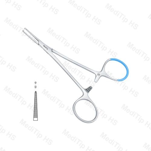 Single Use Micro Mosquito Kocher Forceps 1x2 Teeth Straight
