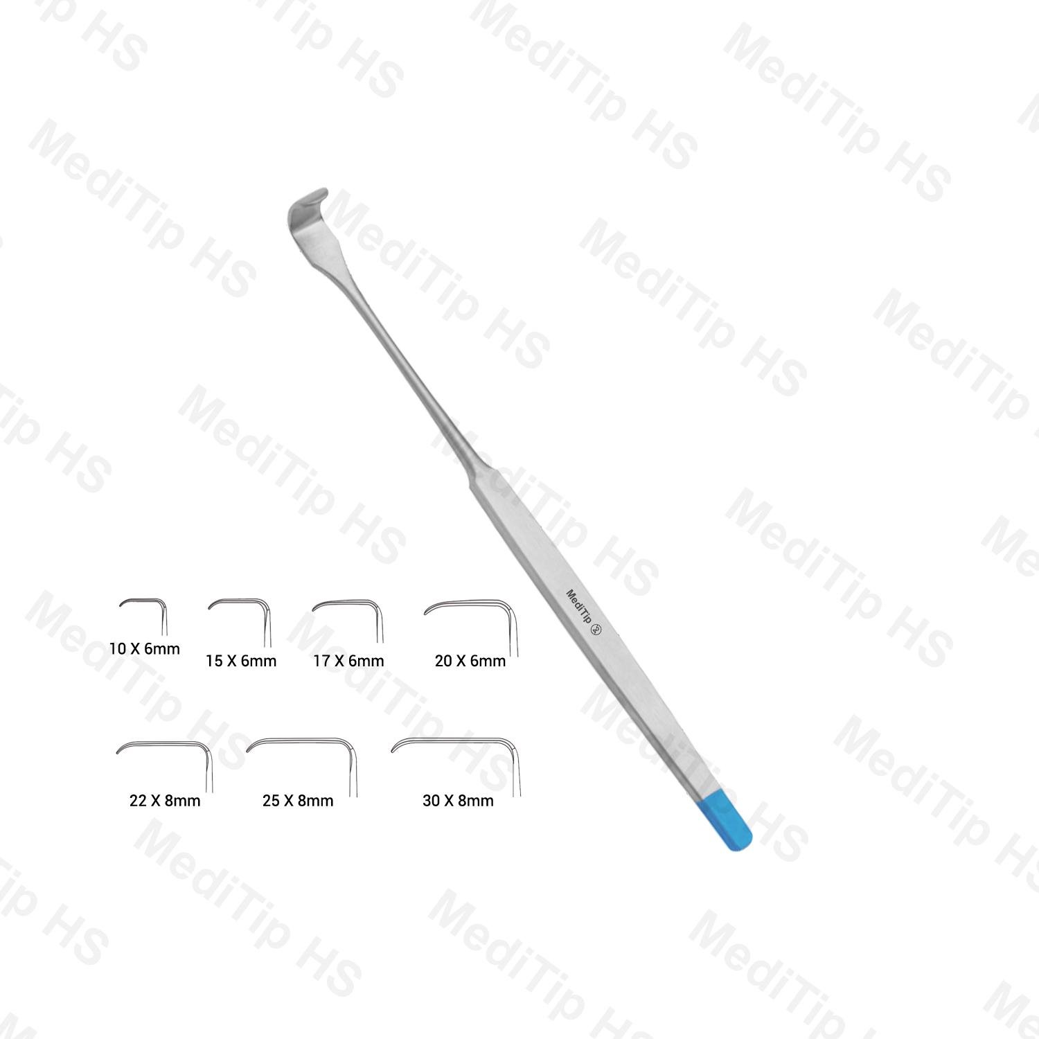 Single Use Mini Langenbeck Retractor Plan Handle 150mm
