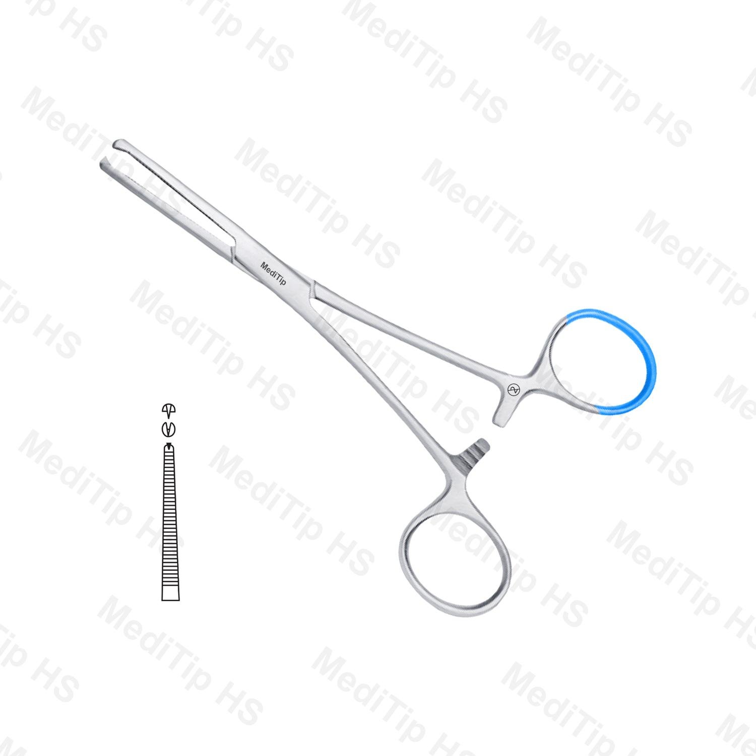 Single Use Rochester Ochsner Forceps 1x2 Teeth Straight
