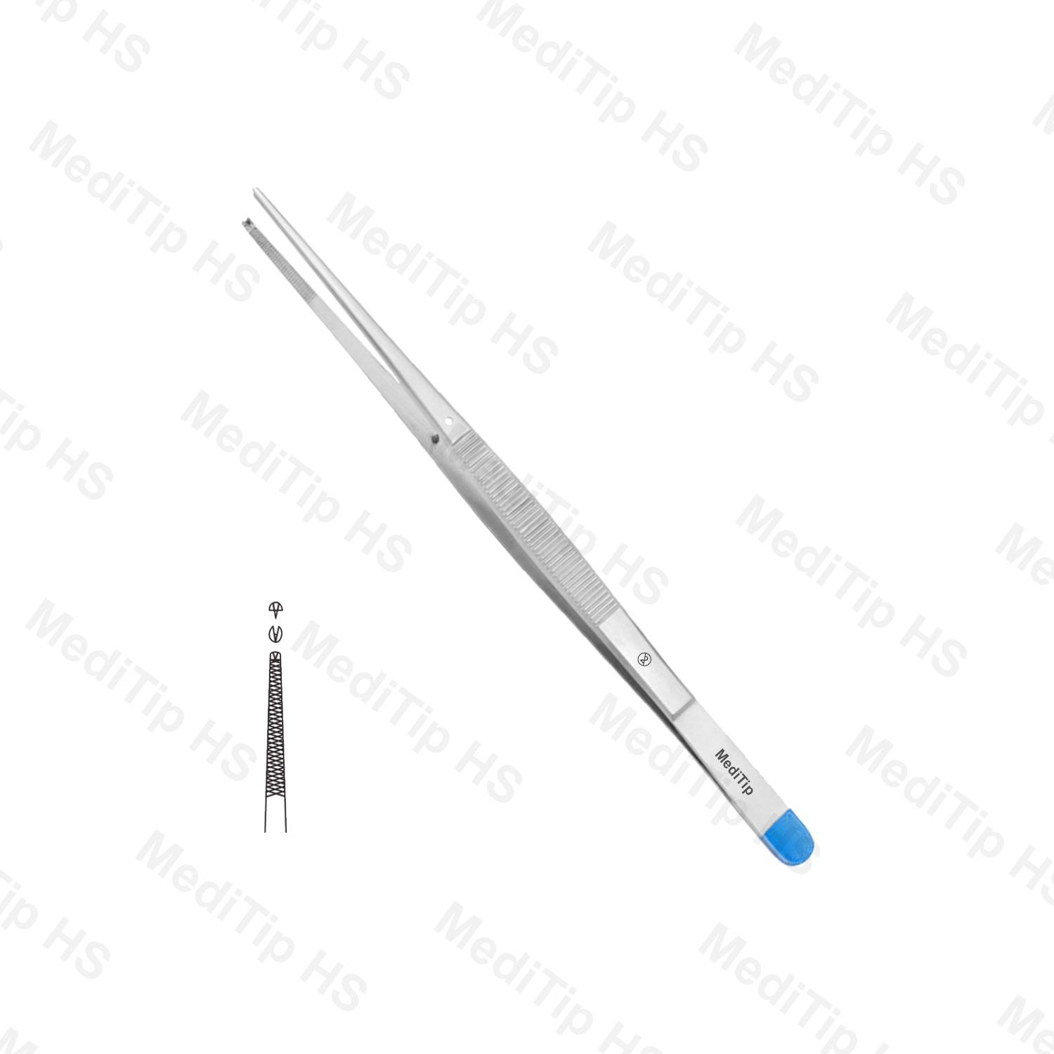 Single Use Tissue Forceps Waugh 1x2 Teeth