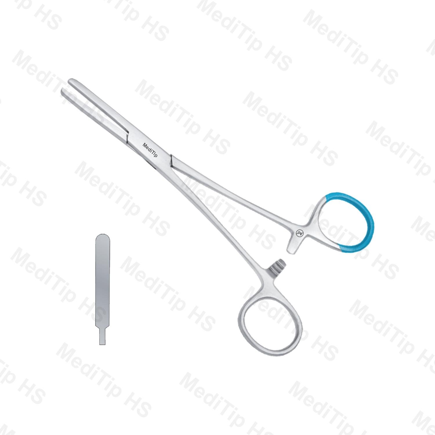 Single Use Tubing Clamp Forceps Smooth Jaws