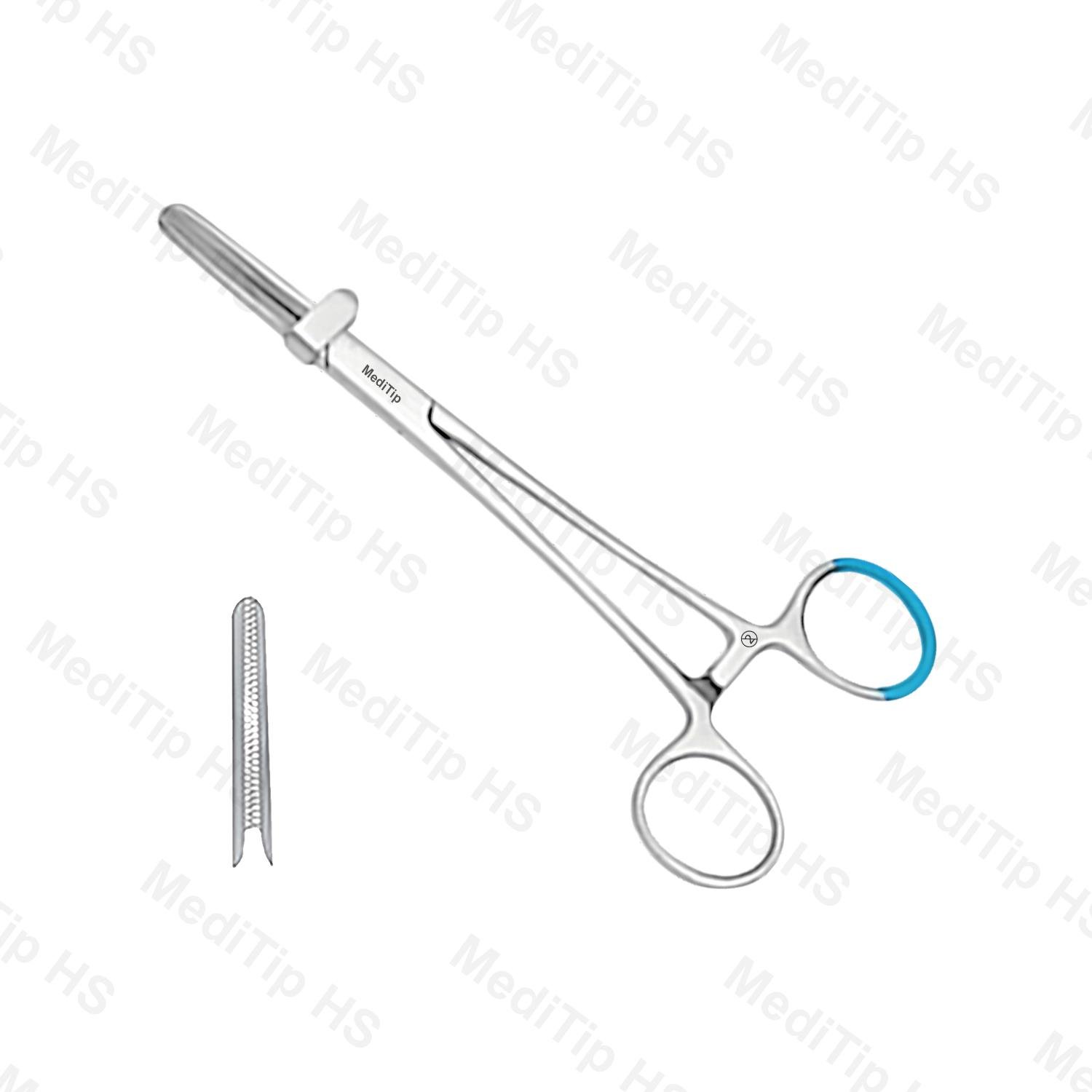 Single Use Tubing Clamp Forceps Straight