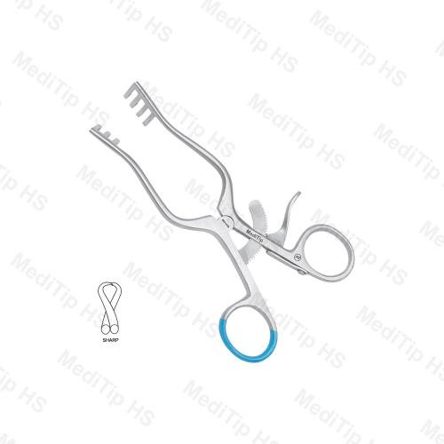 Single Use Weitlaner Retractor Sharp